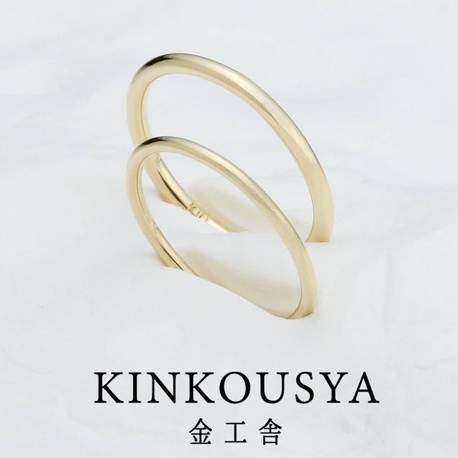 手作り指輪の金工舎:製作体験コース　K10　ラウンドリング