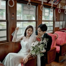 シェラトン鹿児島:TRAIN PHOTO WEDDING～市電の中で叶う、前撮りプラン～