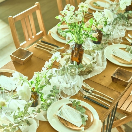 ＡＴ　ＴＥＲＲＡＣＥ　ｎｉｎｏｍｉｙａ：【☆最大60万円特典☆】憧れのガーデン挙式&無料試食会