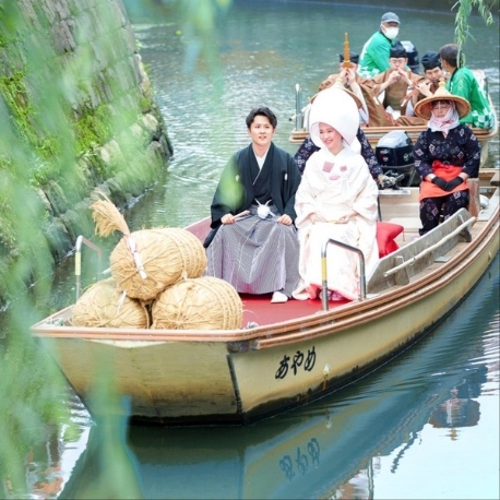 佐原商家町ホテル　ＮＩＰＰＯＮＩＡ：＼花嫁舟体験／伝統さわら祝言体験★婚礼料理試食