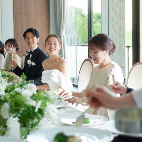 The Library by STRINGS：＜家族婚・20名75万円＞貸切邸宅×美食のもてなし×挙式体験