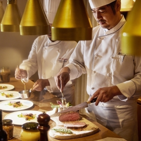 ザ ジャクソン ガーデン（THE JACKSON GARDEN）：≪料理重視◎≫シェフと直接相談！特選牛×フォアグラ4万VIP試食