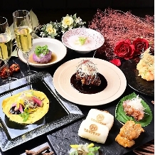 ＨＩＬＬ’ＳＬＯＵＮＧＥ:最大100名迄【フカヒレに黒毛和牛の付いた豪華中華料理】2h飲み放題付きコース10000円