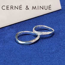 CERNE & MINUE by BIJOUPIKO:【2本10万円以下からも作成可能】手作り結婚指輪