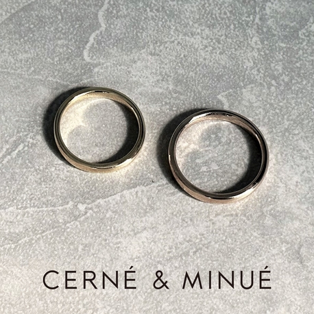 CERNE & MINUE by BIJOUPIKO:【2本10万円以下からも作成可能】手作り結婚指輪