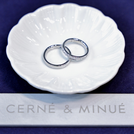 CERNE & MINUE by BIJOUPIKO:【2本10万円以下からも作成可能】手作り結婚指輪