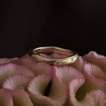 ａｔｅｌｉｅｒ　ＳＴ，ＣＡＴ:普段着に似合う、キラキラしないオーダー結婚指輪【10 Stone Set】