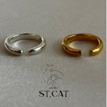 ａｔｅｌｉｅｒ　ＳＴ，ＣＡＴ:普段着に似合う、キラキラしないオーダー結婚指輪【Klimt】