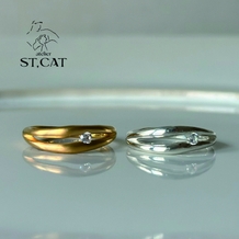 ａｔｅｌｉｅｒ　ＳＴ，ＣＡＴ:普段着に似合う、キラキラしないオーダー婚約指輪【Seashell】