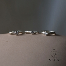 ａｔｅｌｉｅｒ　ＳＴ，ＣＡＴ:ファッションリングのようなオーダー婚約指輪【Fauvisme/Le Salon】