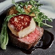 ｕｎｅ osaka（ユヌ 大阪）：モダン建築の美空間｜最大140万優待■和牛×フォアグラ試食