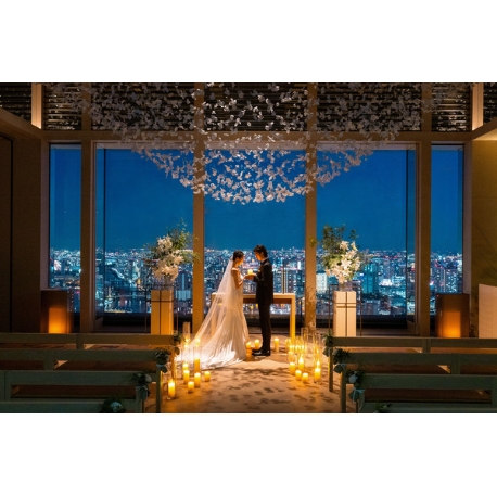 フェアモント東京：【3組限定】天空チャペル×絶景オーシャンビュー*花嫁体験
