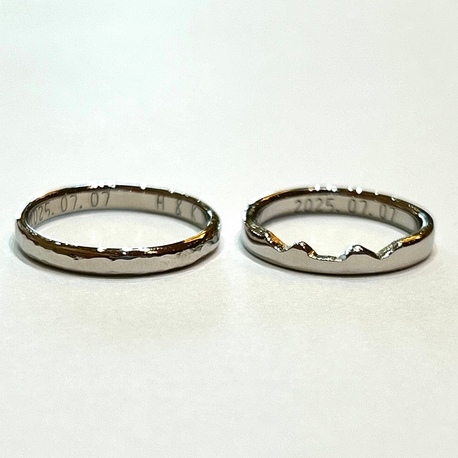 下関・周南指輪工房:【下関・周南指輪工房】愛犬を結婚指輪に＊想いを自在にカタチにできる