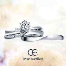 Over Excellent(オーバーエクセレント):クレパスキュール ~絆~6本爪スタイルでタイムレスな美しさが魅力