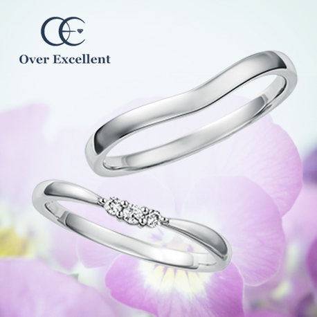 Ｏｖｅｒ　Ｅｘｃｅｌｌｅｎｔ（オーバーエクセレント）:ビオラ ～私を思って～ ビオラの花のように誠実な愛と深い絆を象徴するデザイン