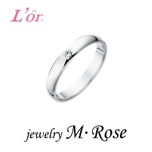 ジュエリー エム・ローズ:プラチナ999マリッジリング