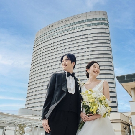 家族挙式＠神戸ポートピアホテル：【半年以内の挙式限定】直近割でお得！挙式体験×上質ホテル