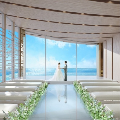 THE SURF SEASIDE TERRACE（ザ・サーフ シーサイドテラス）：残▲《GW限定*BIG特典》150万優待！海*光溢れる挙式×ドレス体験