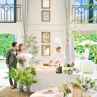 Ｐａｌａｉｓ　ｄｅ　Ｆｏｒｍｏｓａ:《早期特典》2027.3～5月のご予約がお得♪貸切邸宅の一日をゆっくり準備！希望の日程も選べる:お料理でのおもてなし　シェフがゲストの前でカッティングサービスをいたします