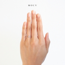 MOUV(モーブ):Curve|好きな色味で作るバイカラー婚約指輪