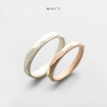 MOUV(モーブ):カクカク石目|ナチュラルな姿をリングに込めて
