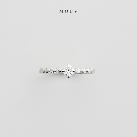 MOUV(モーブ):七雪|雪明かりを婚約指輪に宿して