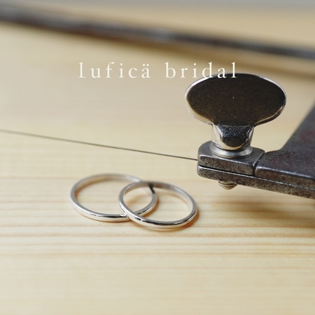 Lufica bridal:【ふたりで手作り指輪】Pt900_1.5