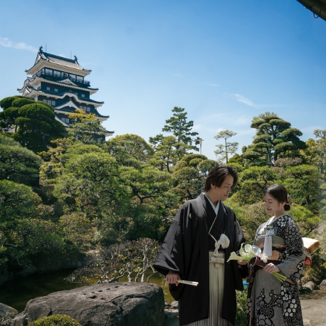 福山城　二の丸　福寿会館テラス：1日1組限定◆文化財ウエディング体感■会場見学×デザート試食■