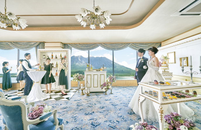 鹿児島サンロイヤルホテル スカイラウンジ フェニックス 13階画像 1