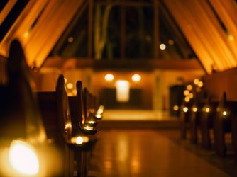 星野リゾート 軽井沢ホテルブレストンコート 教会(軽井沢高原教会/キャンドルW)画像 2-2