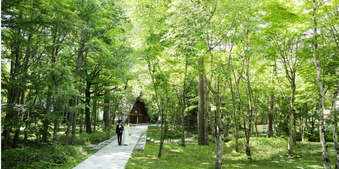 星野リゾート 軽井沢ホテルブレストンコート 撮影スポット画像 1