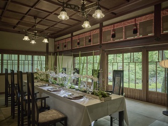 富士屋ホテル(箱根・宮ノ下) 皇室の旧御用邸「菊華荘」薔薇・桃・櫻画像 2-1