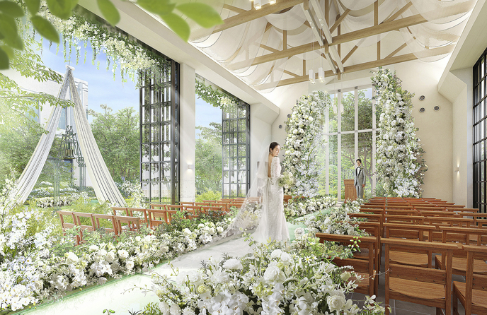 ルークプラザホテル セレモニースペース(25年8月OPEN【FLOWERウエディング】誕生!)画像 1