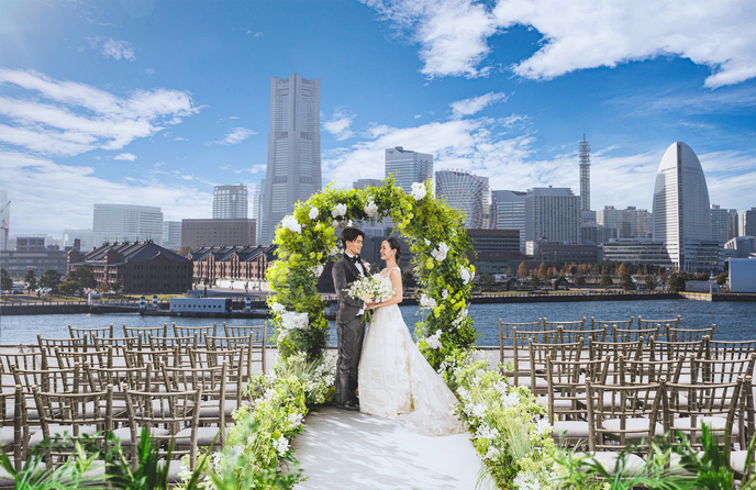 ザ コンチネンタル横浜/大さん橋 セレモニースペース(“大さん橋”ガーデンウエディング)画像 1