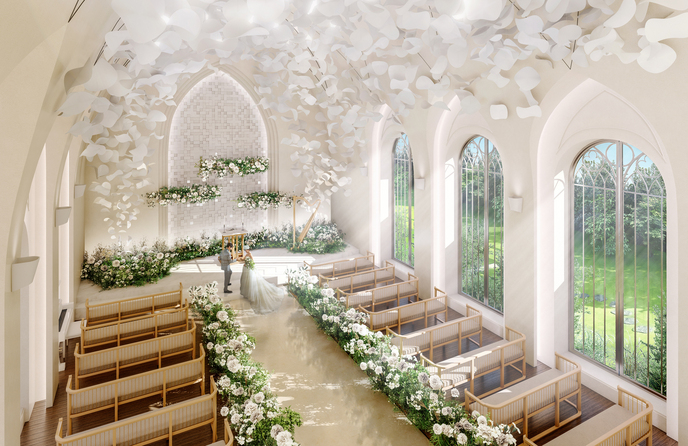 ザ クラブ オブ エクセレント コースト(The Club of EXCELLENT COAST) チャペル(【花と緑が溢れる結婚式】)画像 1