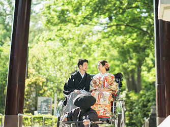 横浜迎賓館 セレモニースペース(迎賓館の象徴で執り行う人前式【竹林式】)画像 2-3