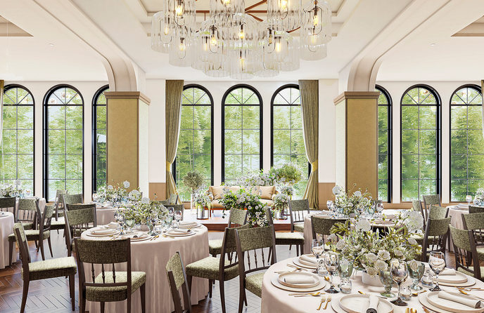 横浜迎賓館 新披露宴会場「THE BAMBOO GARDEN」誕生!画像 1