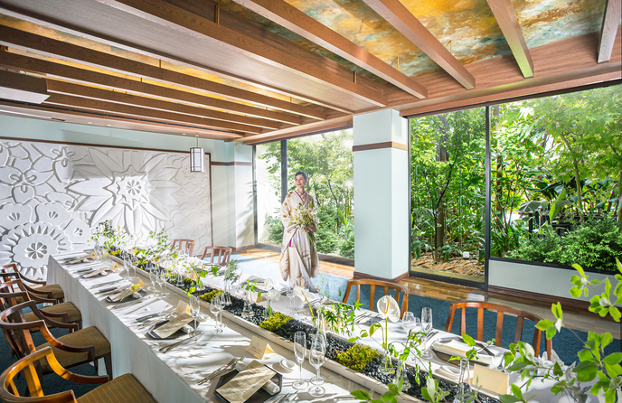 横浜迎賓館 ワンフロア貸切のおもてなしウエディング画像 1