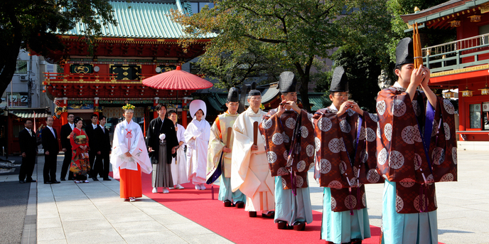 ｋｋｒホテル東京の神社 本格神社式 神田明神 湯島天神ご紹介 のフォトギャラリー ゼクシィ