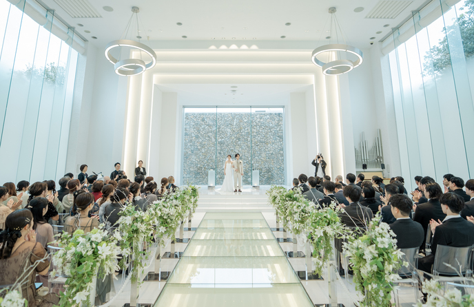 Art Bell Ange NARA(アールベルアンジェ奈良) チャペル(純白ガラスチャペル感動挙式)画像 1