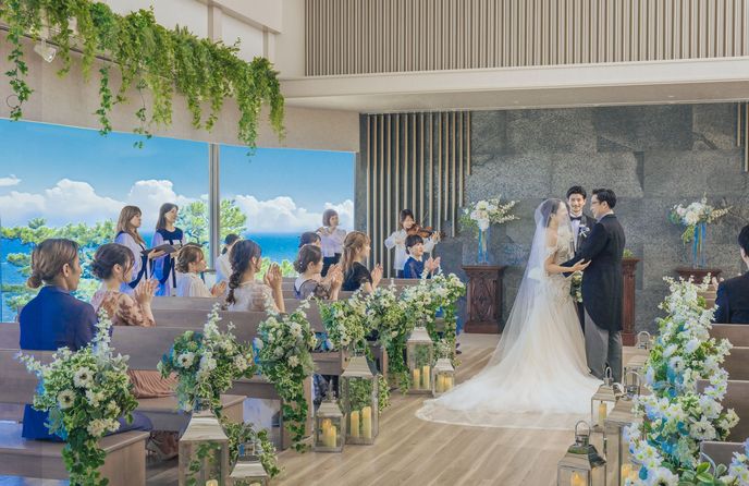三河湾リゾートリンクス迎賓館 チャペル(オーシャンビューセレモニー)画像 1