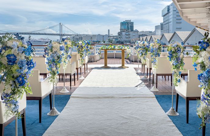 シンフォニークルーズウェディング セレモニースペース(TokyoOceanCeremony貸切)画像 1