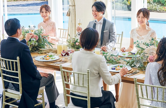 アンジェローブ ジェルネ/あいネットウエディング 少人数での食事会も1日1組貸切OK画像 1