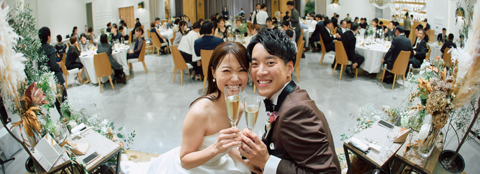 スイート ヴィラ シーンズ 【conept-よすが】80名様*卒花レポート画像 2-1