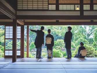 柳川藩主立花邸 御花 since 1738 大広間(~120名)画像 2-3