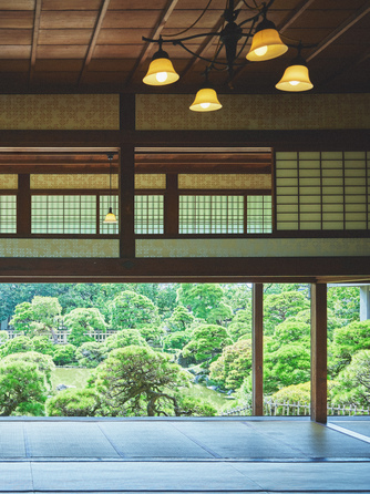 柳川藩主立花邸 御花 since 1738 大広間(~120名)画像 1-2
