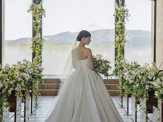 北ビワコホテル グラツィエ チャペル(青空の下、祝福のフラワーシャワー)画像 2-3