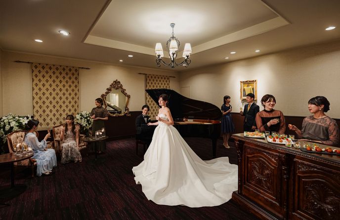 北ビワコホテル グラツィエ 貸切ラウンジでウェルカムパーティー♪画像 1