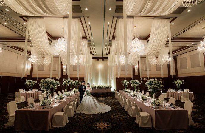 北ビワコホテル グラツィエ 上質ホテルウエディングらしい会場画像 1