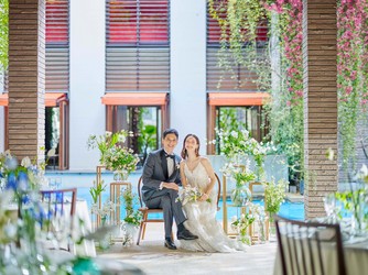 WITH THE STYLE FUKUOKA (ウィズザスタイルフクオカ) 【開放感】プールと空と緑が広がる会場画像 2-3